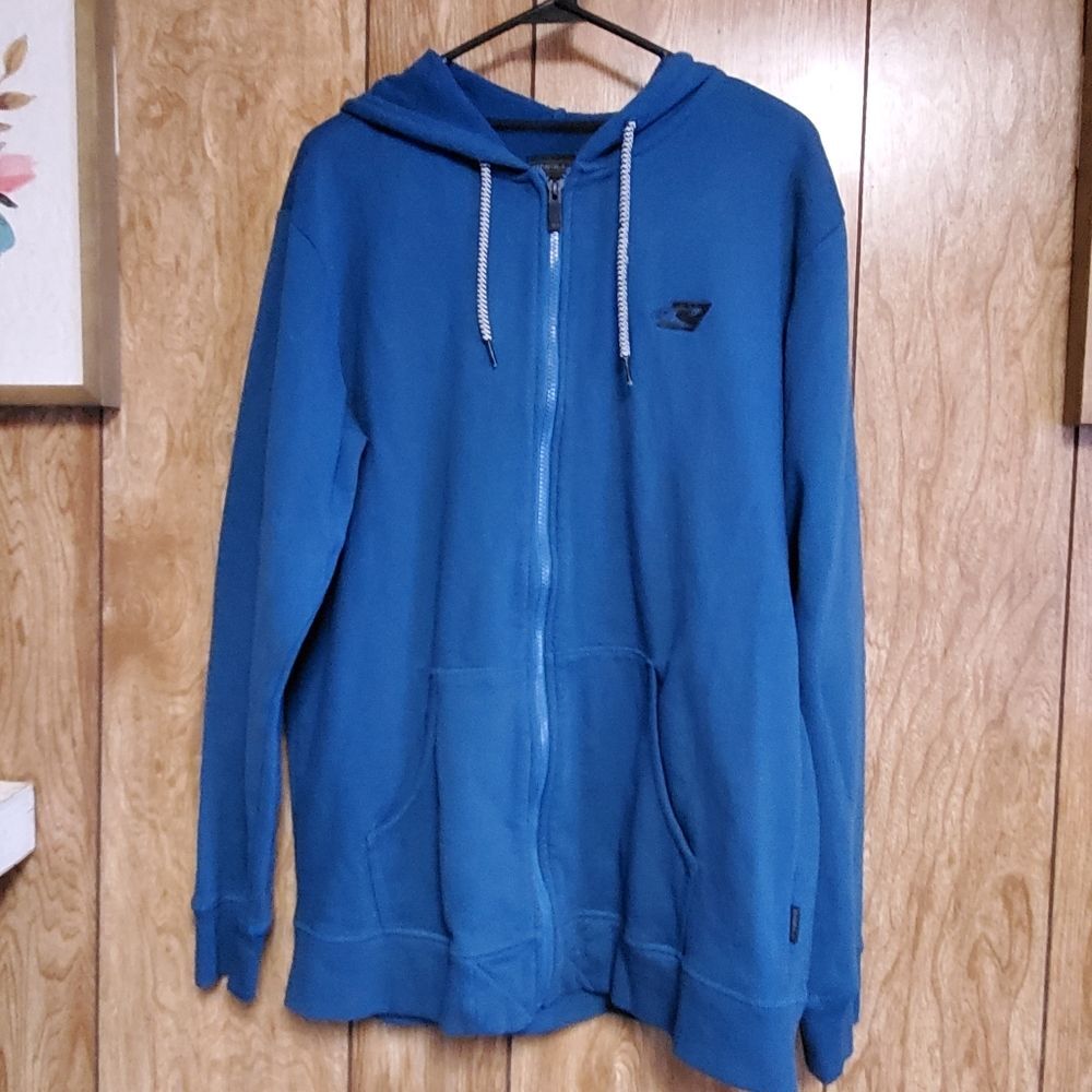 O'Neill | Blue Zip Front Hoodie | Size L